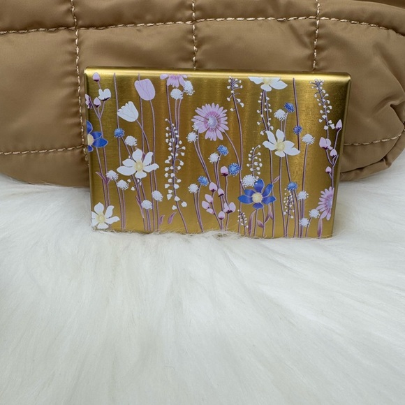 Puffer Quilted Nylon Material Hand Bag in tan with card case wallet Bundle - Picture 3 of 10